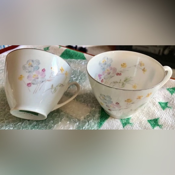 Vintage Leila by Toscport Czechoslovakia Fine China Decor Plate Sauce 8ct Set - Picture 9 of 10